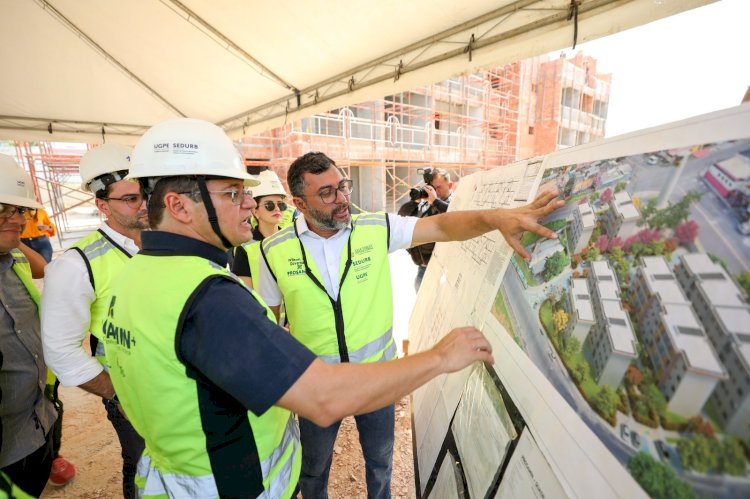 Governador Wilson Lima vistoria avanço das obras do residencial Maués, na zona sul