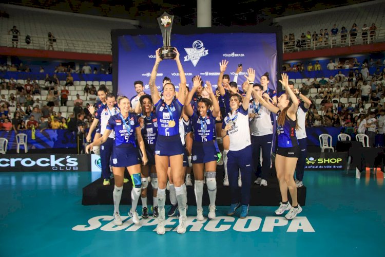 Em jogo inédito do estado, Arena Amadeu Teixeira fica lotada para a decisão da Supercopa de Vôlei Feminino 2024