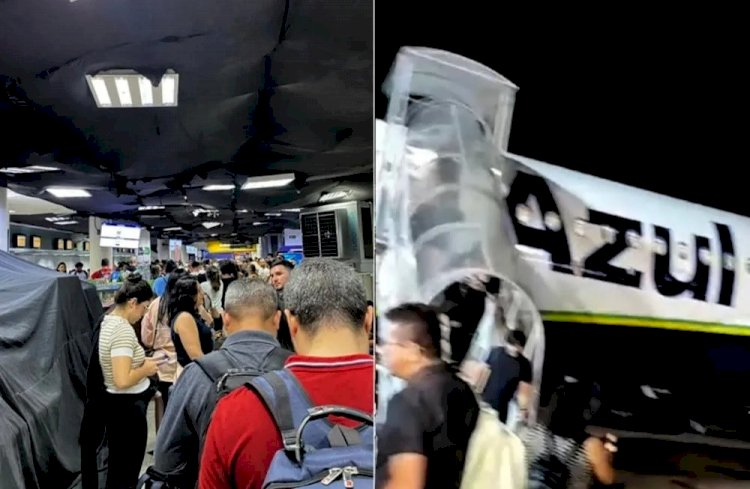 Aviões da Gol e da Azul colidem durante manobra de solo no aeroporto de Teresina