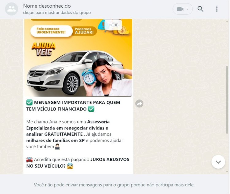 Números desconhecidos no WhatsApp adicionam usuários a grupos de propaganda sem autorização