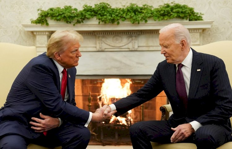 Joe Biden recebe Donald Trump na Casa Branca; líderes falam em “transição suave”