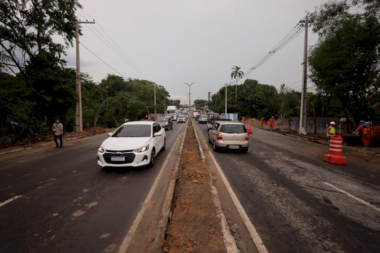 Prefeitura de Manaus avança com os trabalhos de finalização na avenida Mário Ypiranga