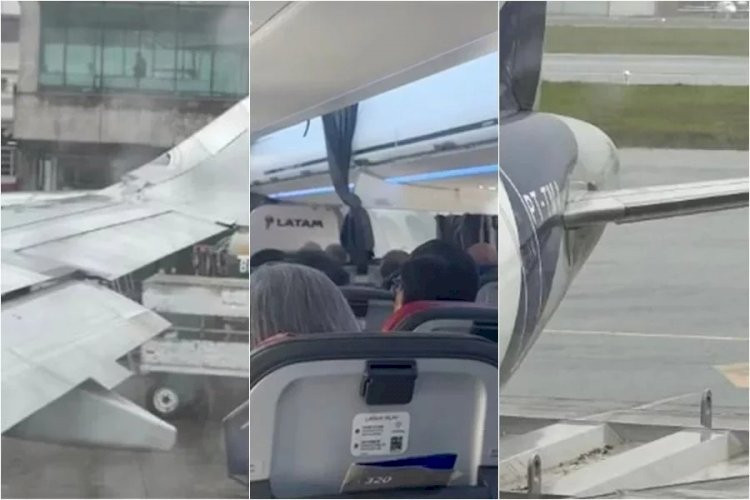 Aviões se chocam enquanto taxiavam em Aeroporto de Congonhas; veja momento