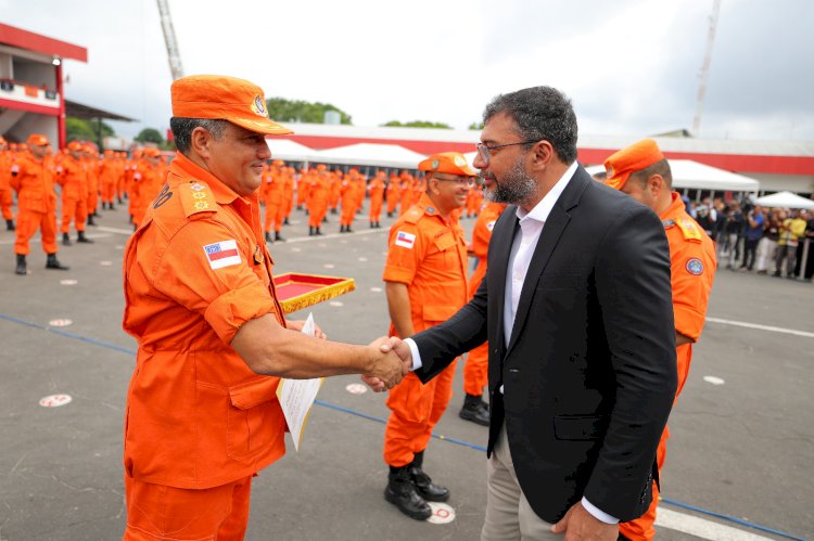 Governador Wilson Lima realiza formatura de 200 novos soldados do Corpo de Bombeiros que vão reforçar serviço operacional no Amazonas