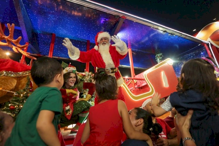 Prefeitura realiza ‘Caravana Natalina' em parceria com a Solar Coca-Cola e espalha alegria do Natal pelas ruas da cidade