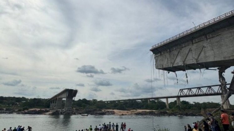 Bombeiros confirmam 1 morto e 2 desaparecidos em queda de ponte