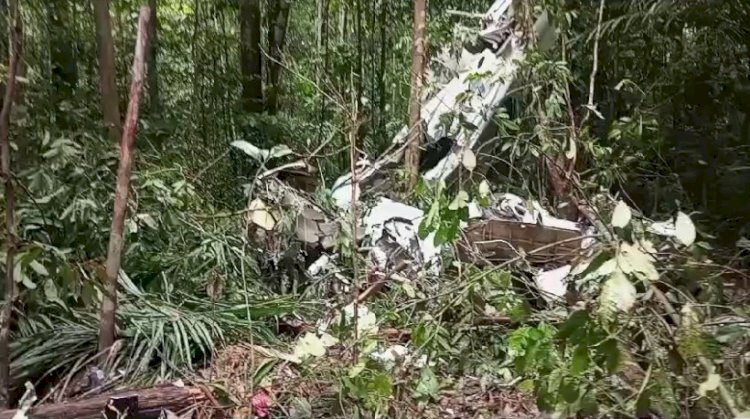 Destroços de avião desaparecido em Manicoré são encontrados em floresta; duas mortes são confirmadas, diz prefeitura