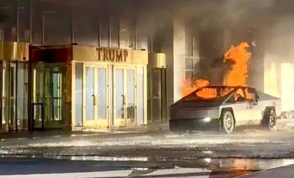 VÍDEO: Cybertruck explode em frente ao Trump Hotel em Las Vegas; uma pessoa morreu