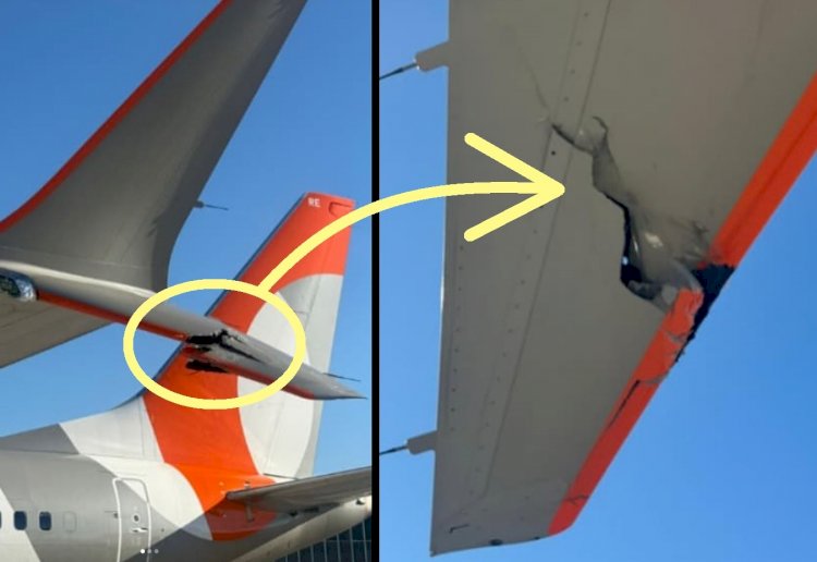 Boeing 737 MAX da GOL é danificado em colisão no Aeroporto de Miami