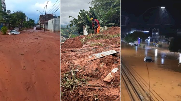 Deslizamento em Ipatinga (MG) deixa mortos e desaparecidos, afirma Bombeiros