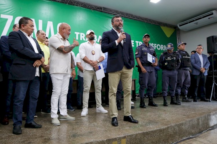 Governador Wilson Lima reforça segurança pública com entrega de armamentos, munições e equipamentos