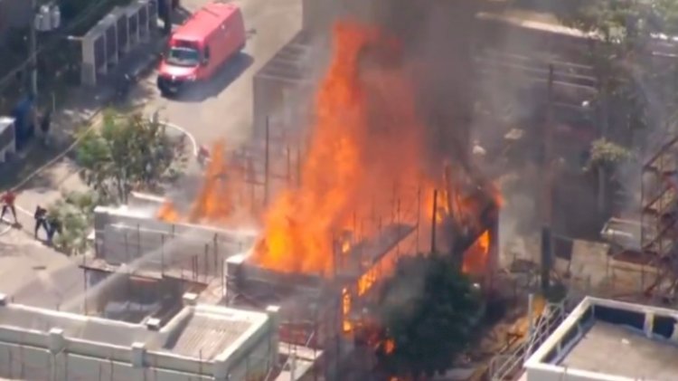 Incêndio no Projac afeta cidade cenográfica da novela Dona de Mim, da Globo