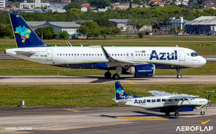 Azul suspende operações e troca aviões a partir de março em 13 cidades