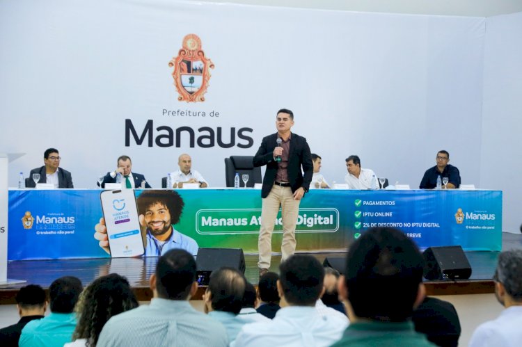 Prefeito David Almeida participa da 1ª Convenção de Metas e projeta Manaus como cidade global